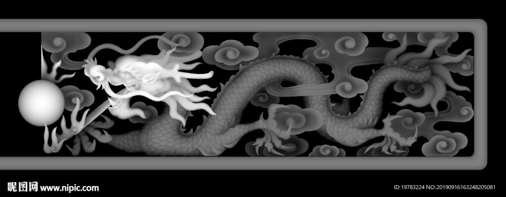精雕图 灰度图 浮雕图 3D图