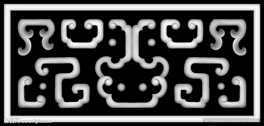 精雕图 灰度图 浮雕图 3D图