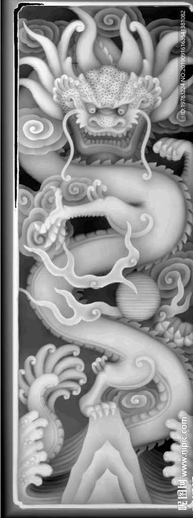 精雕图 灰度图 浮雕图 3D图