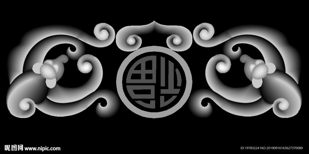 精雕图 灰度图 浮雕图 3D图