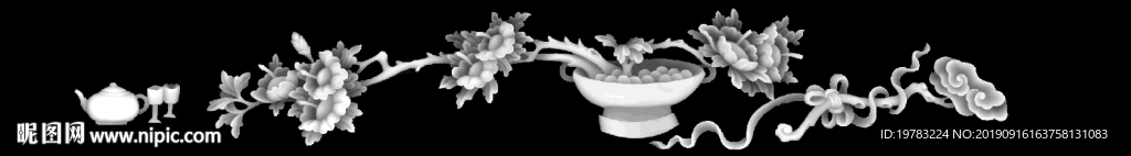 精雕图 灰度图 浮雕图 3D图