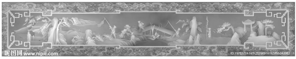 精雕图 灰度图 浮雕图 3D图