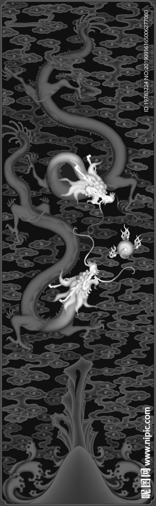 精雕图 灰度图 浮雕图 3D图
