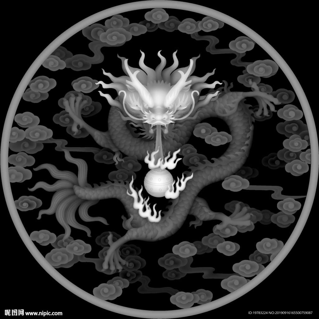精雕图 灰度图 浮雕图 3D图