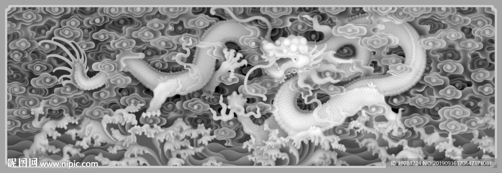 精雕图 灰度图 浮雕图 3D图