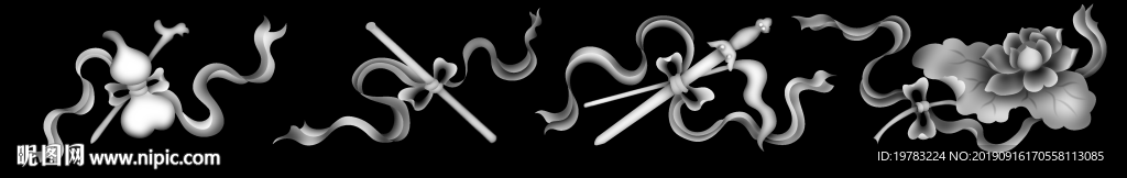 精雕图 灰度图 浮雕图 3D图