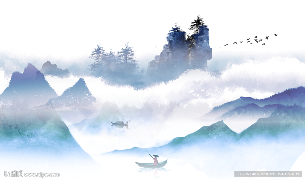 新中式山水