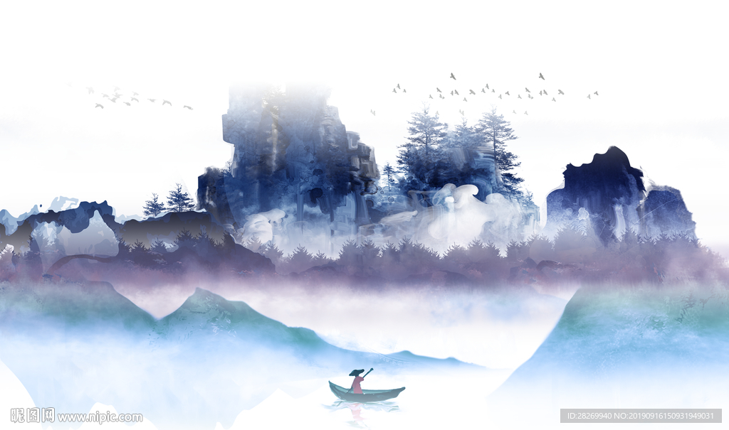 新中式山水
