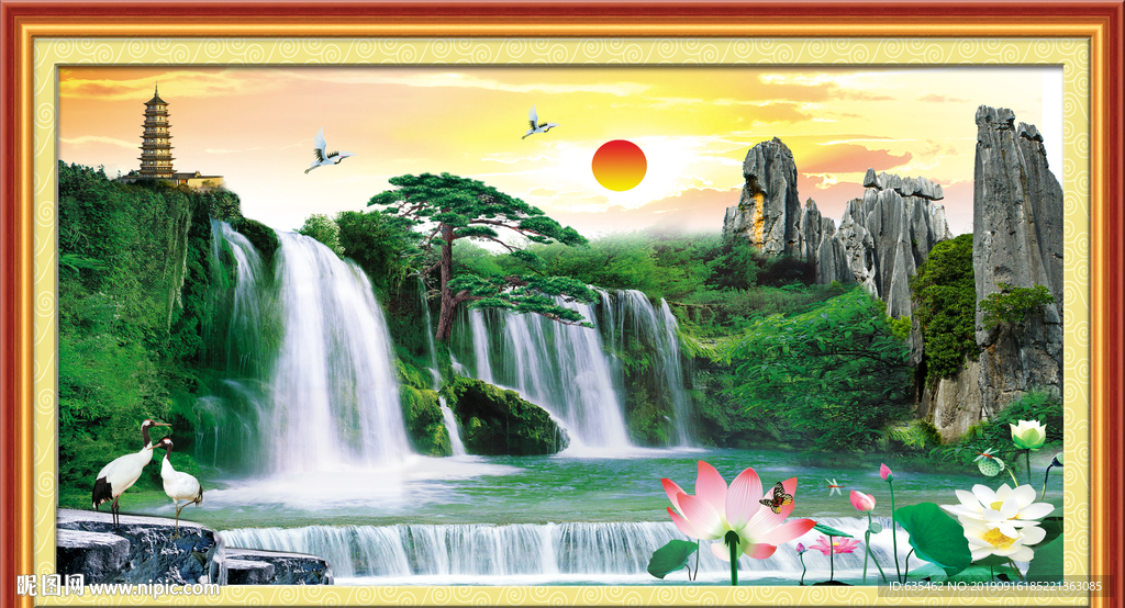 客厅风景画