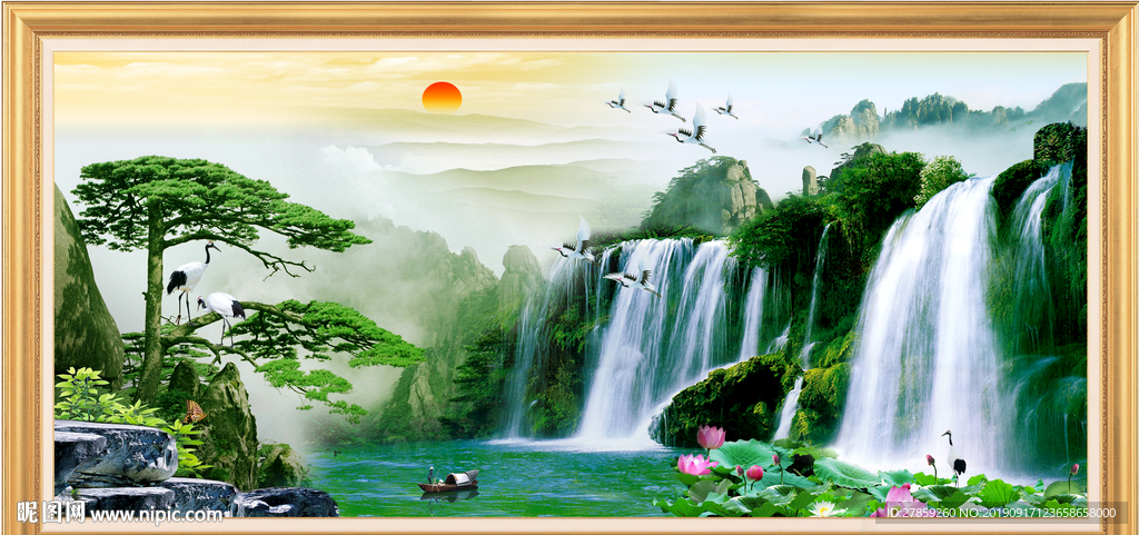 山水国画