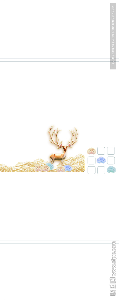 衣柜移门 彩绘图 LV8 80
