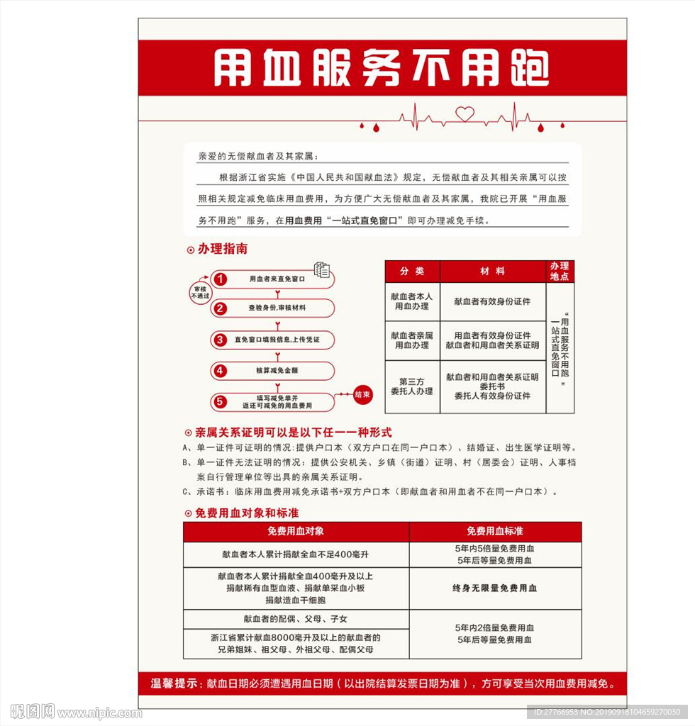用血服务不用跑