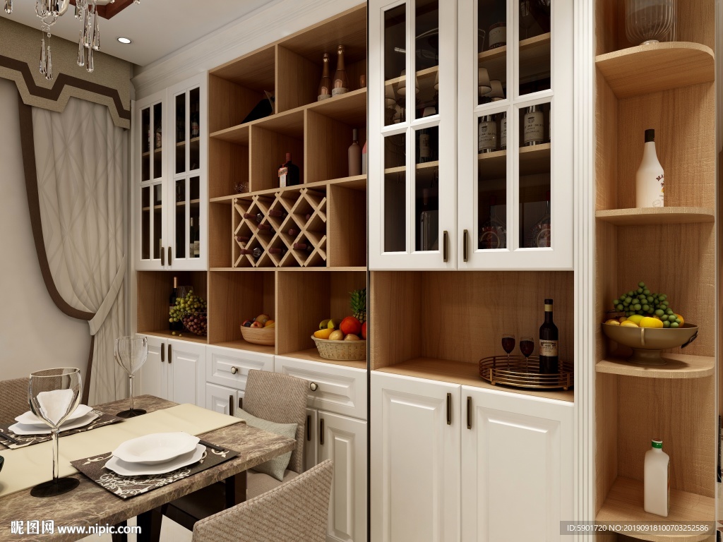 餐厅酒柜定制