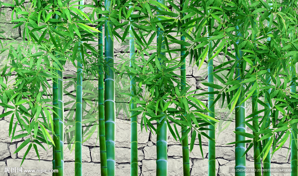 竹林风景工装背景