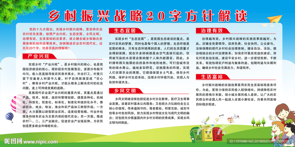 乡村振兴战略20字方针解读