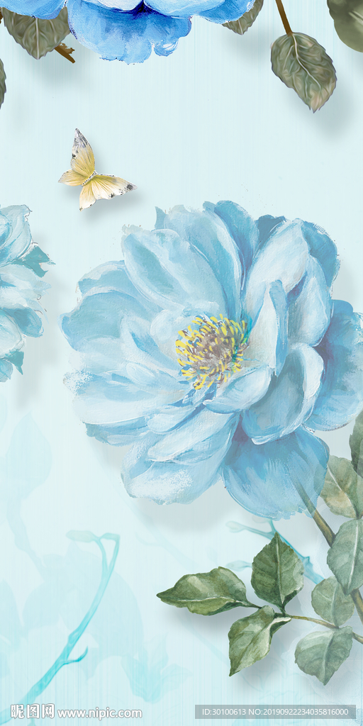 花纹装饰玄关画 TIF分层