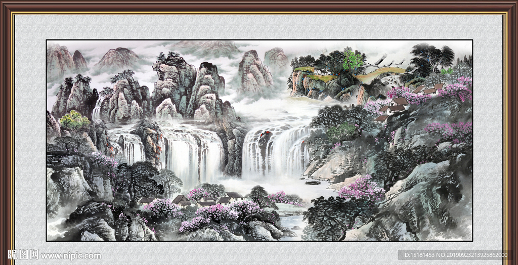 大厅山水画