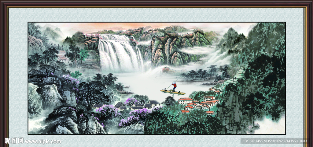 大厅山水画