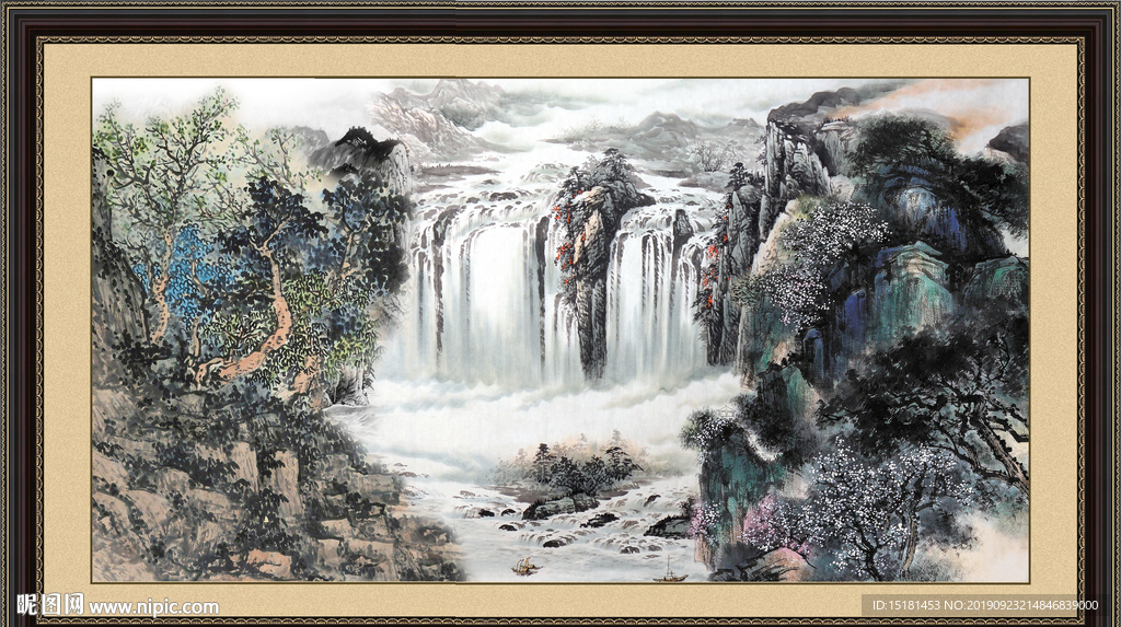 大厅山水画