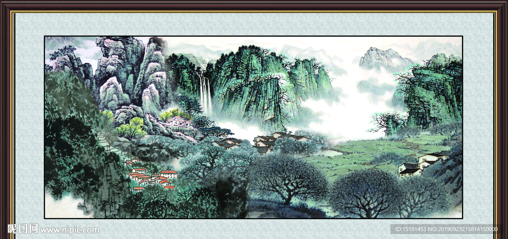 大厅山水画