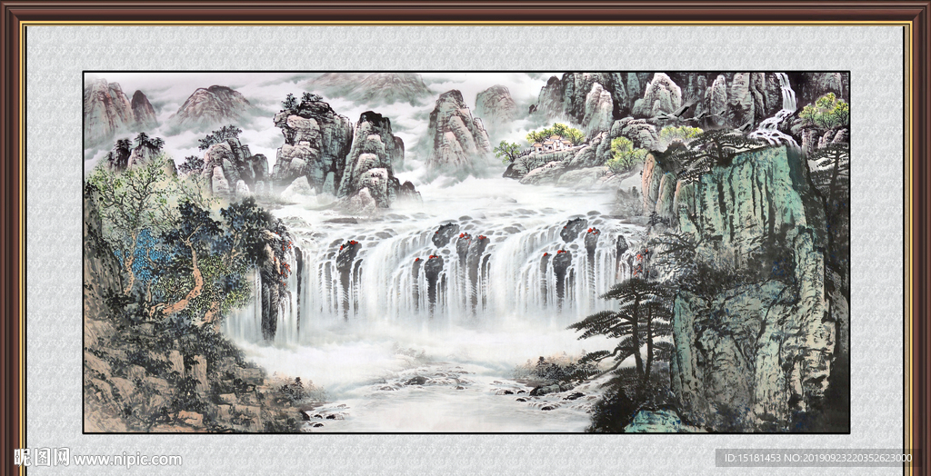 大厅山水画