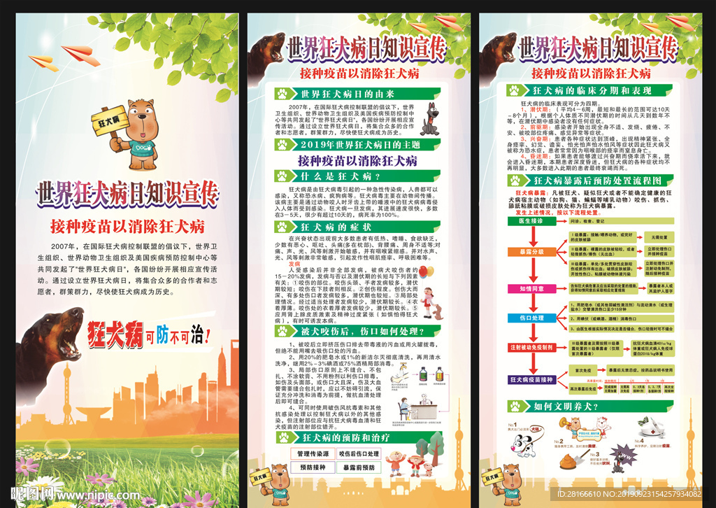 世界狂犬病日展架