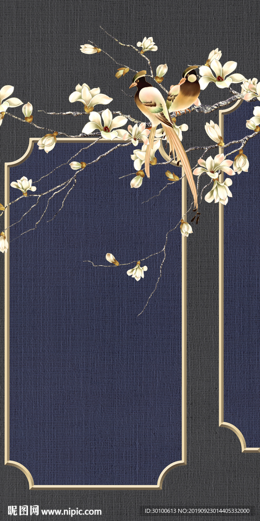 新品山水玄关画 TIF分层画