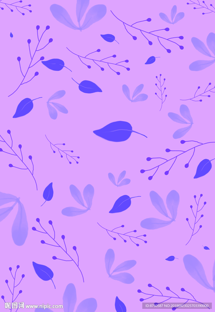 淡雅紫色底纹