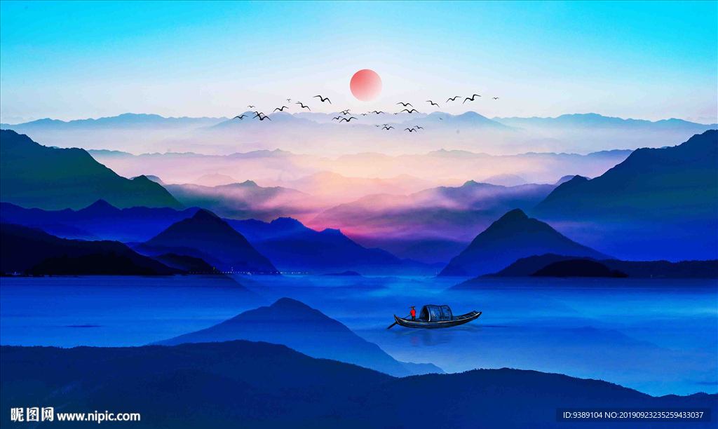 抽象水墨画