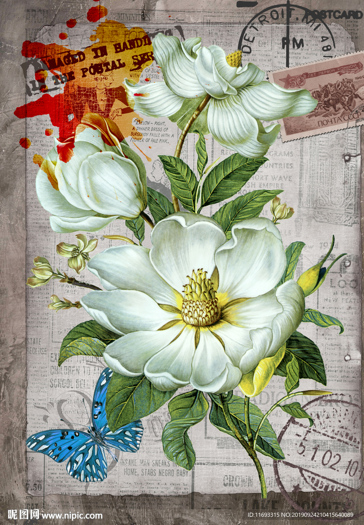 花卉装饰画