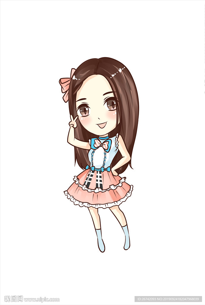 原创Q版 PSD精细分层人物