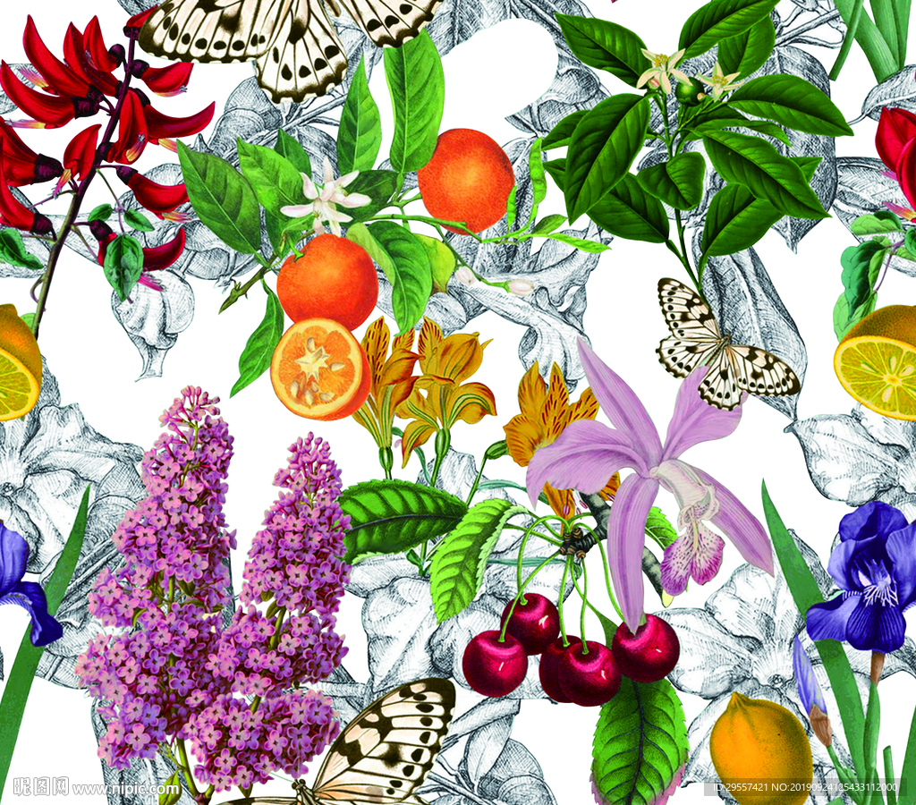 手绘 设计 数码 印花 数码印