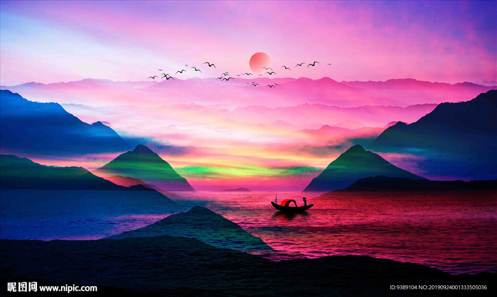 意境山水画