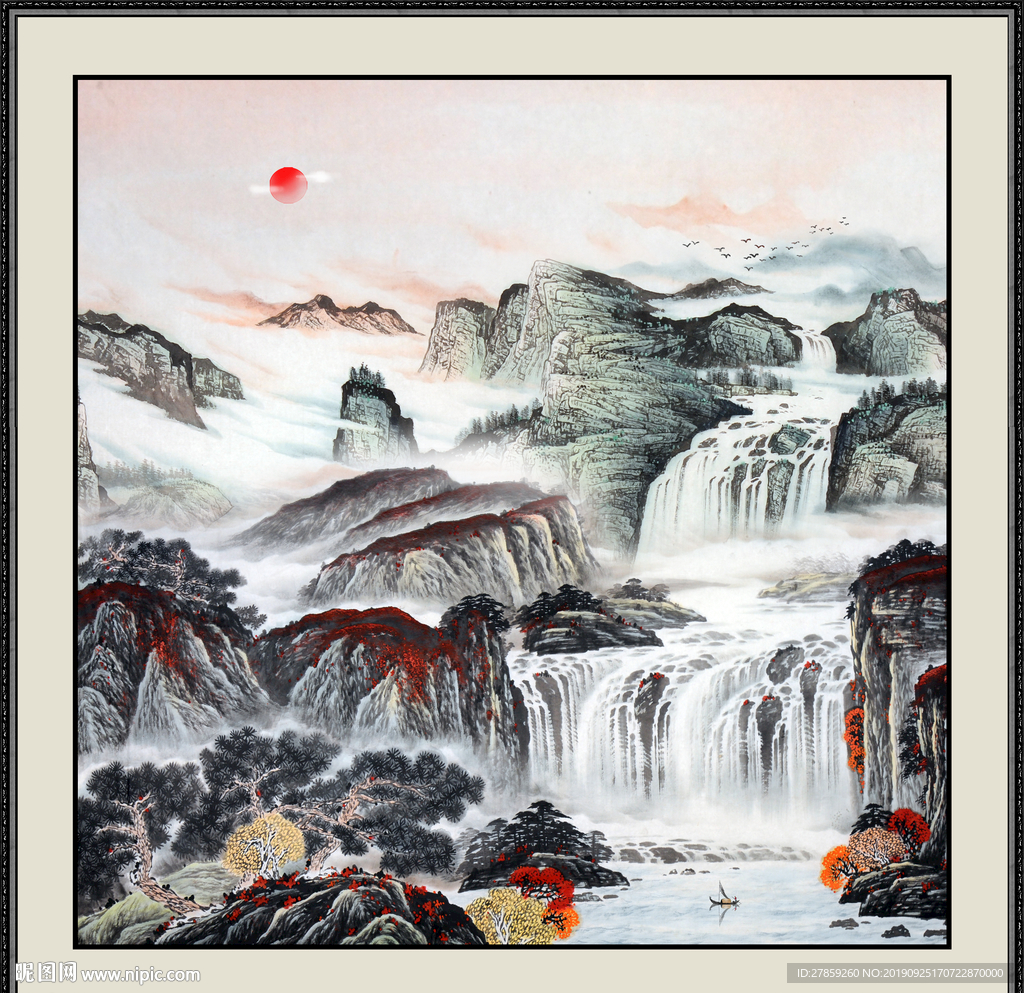 山水国画