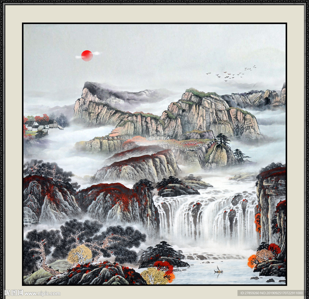 国画山水