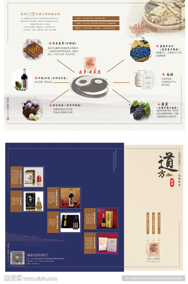 养生保健品宣传折页