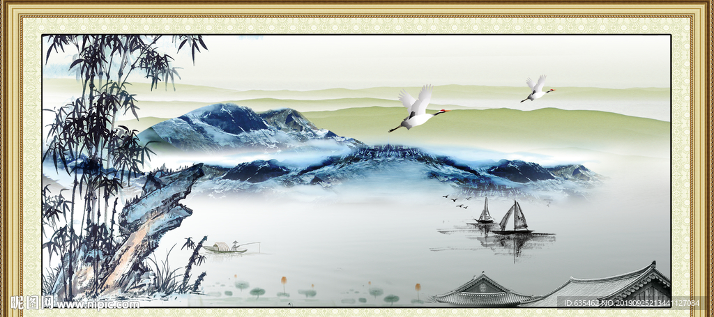 水墨风景画