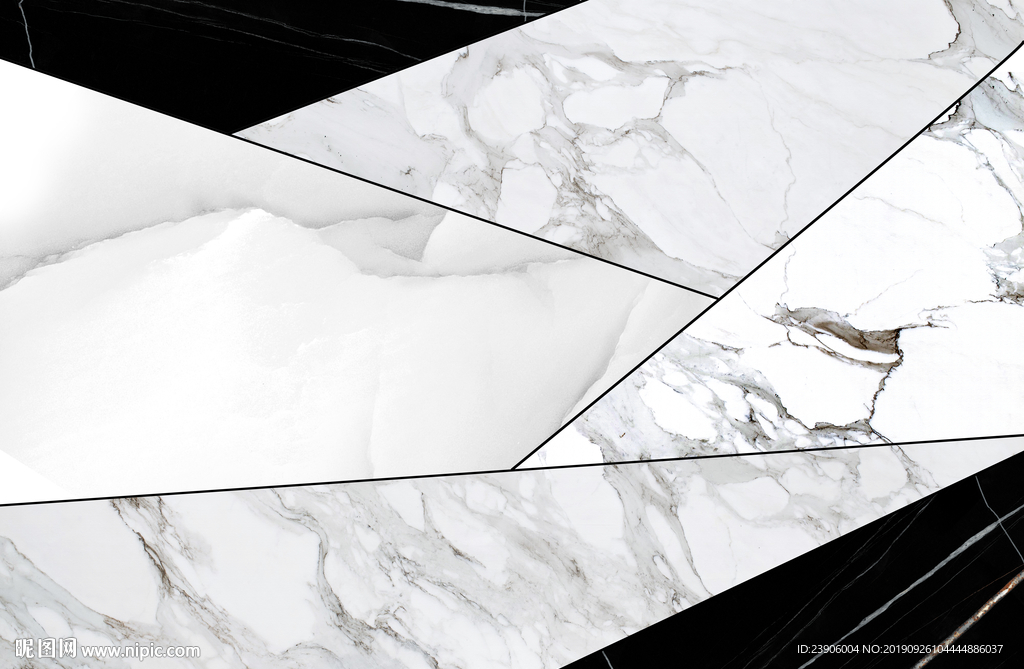 大理石背景墙 几何大理石