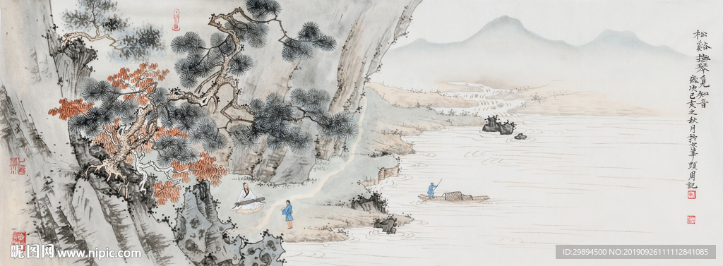 国画装饰画寻觅知音