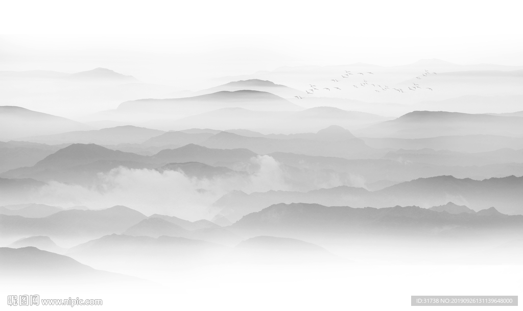 新中式山水画