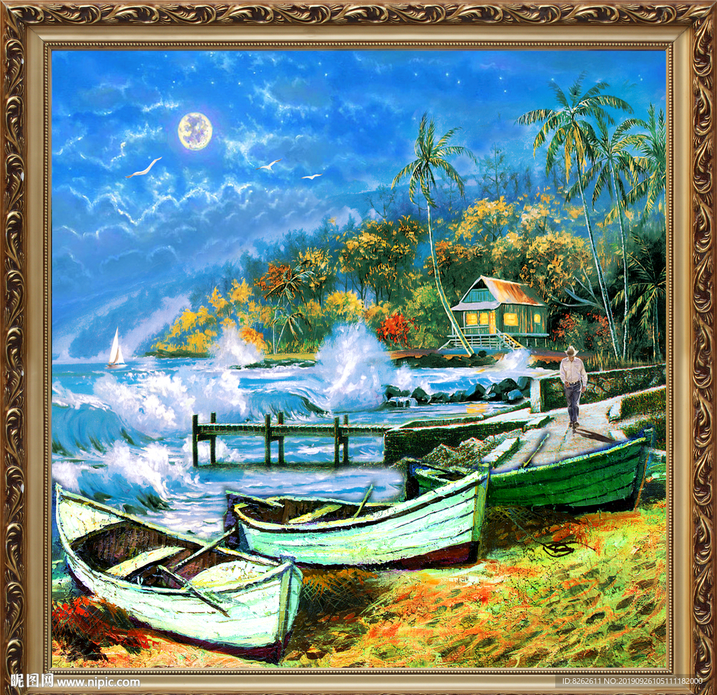 油画风景