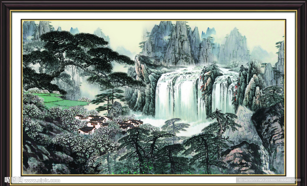 山水风景图