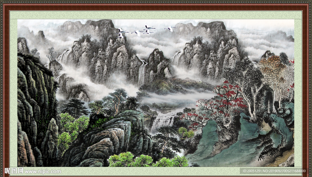 巨幅山水