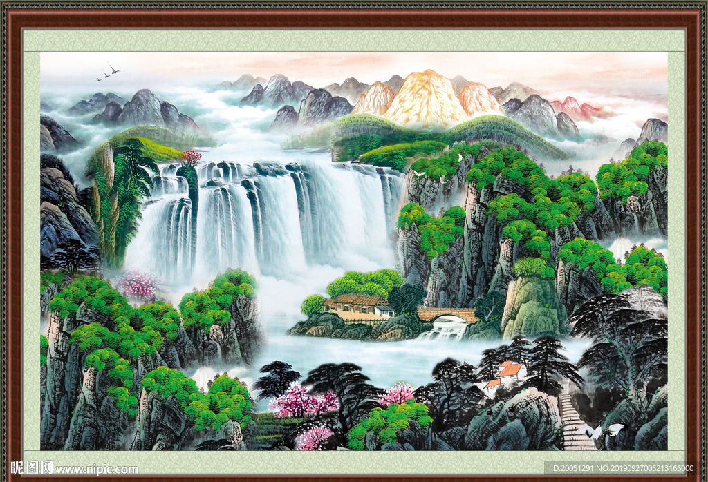 巨幅山水