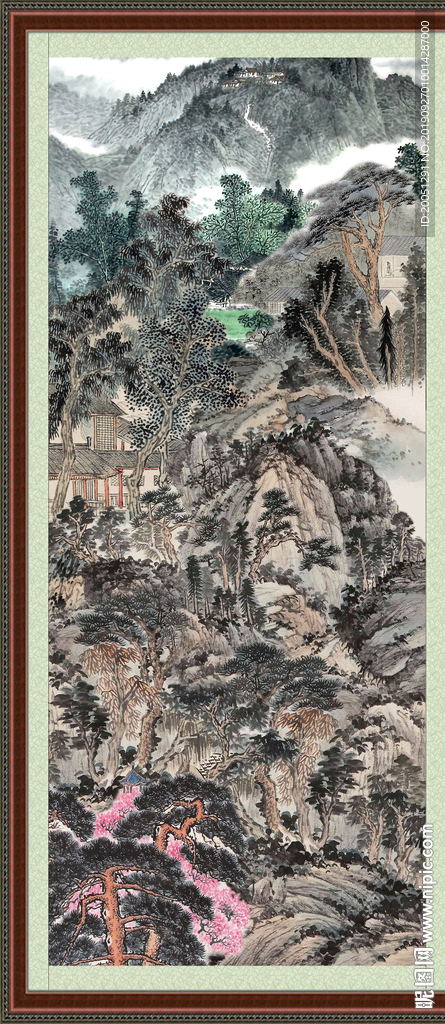巨幅山水