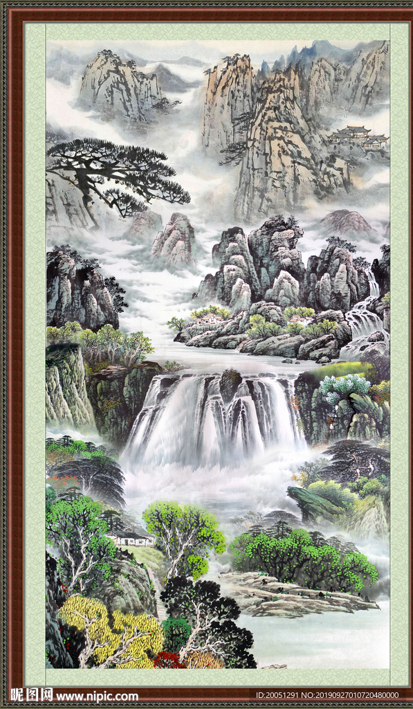 巨幅山水