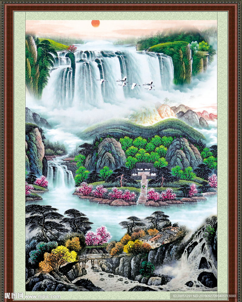 巨幅山水