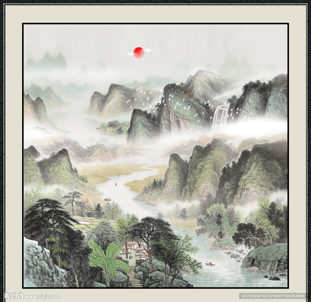 山水国画