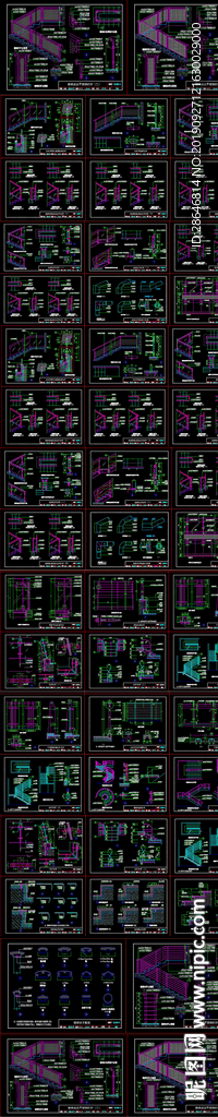 楼梯大样CAD图库