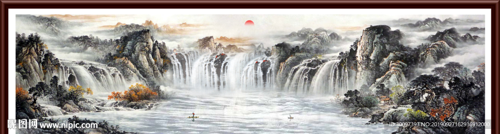 山水国画